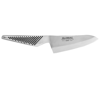 Global GS4 japansk grønnsakskniv med fasettslipt blad 12 cm, høyrehendt