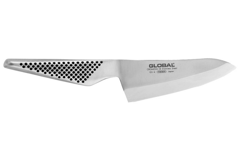 Global GS4 japansk grønnsakskniv med fasettslipt blad 12 cm, høyrehendt