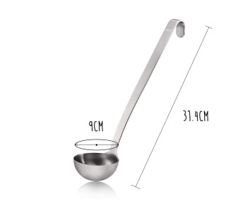 Gefu Baseline slev 15cl rostfritt stål - Slevens diameter 9cm