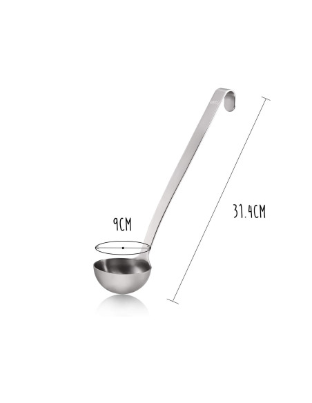 Gefu Baseline kauha 15cl ruostumaton teräs - Kauhan halkaisija 9cm