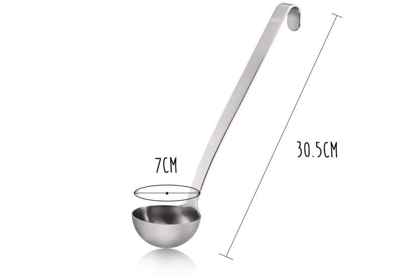 Gefu Baseline ladle 10cl stainless steel - Diameter of ladle 7cm