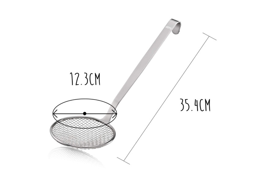 Gefu Baseline spindel i rostfritt stål - Diameter 12,3 cm