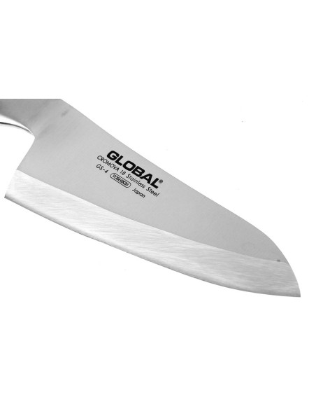 Global GS4 japanilainen vihannesveitsi oikeakätinen viistetty terä 12cm