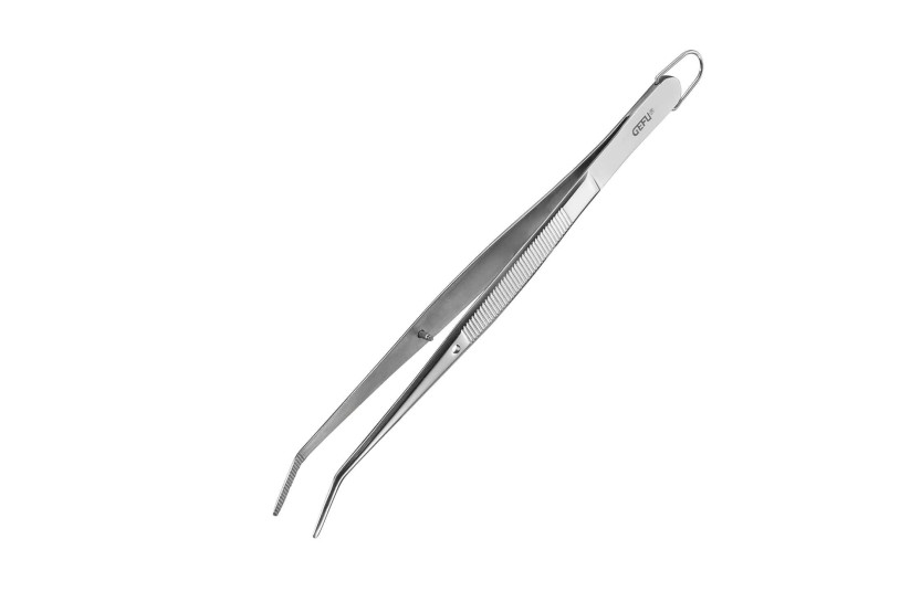 Gefu Preciso abgewinkelte Küchenzange Edelstahl 15.5cm