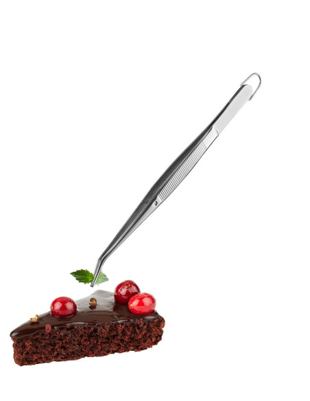 Gefu Preciso taivutetut keittiöpihdit ruostumatonta terästä 15.5cm