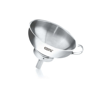 Funil de aço inoxidável Gefu Versare - Diâmetro 14cm