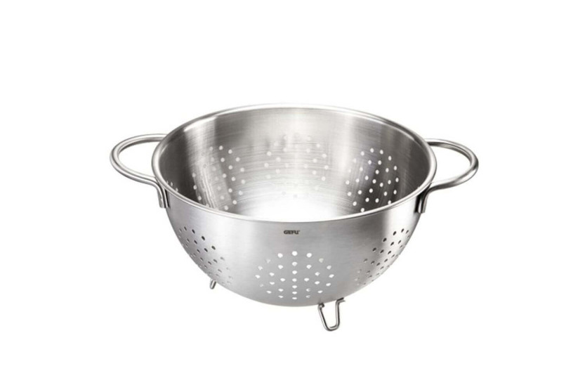 Gefu Colino 24 cm dørslag i rustfritt stål + 3 føtter