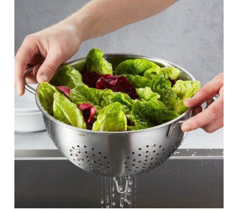Coador Gefu Colino 24cm em aço inoxidável + 3 pés 2