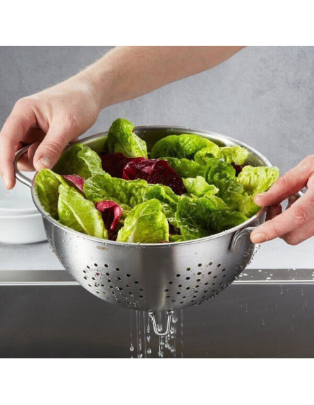 Gefu Colino 24cm stainless steel colander + 3 feet