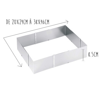 Gefu Uno uttrekkbar kakeramme høyde 8,5 cm