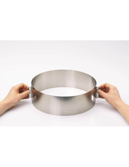 Udvidelig kagering Gefu Tondo XXL højde 10 cm