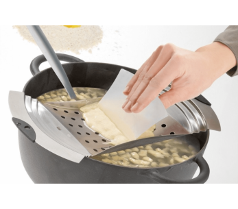 Adaptador para Gefu Ergo pasta de acero inoxidable + rascador de polímero 2