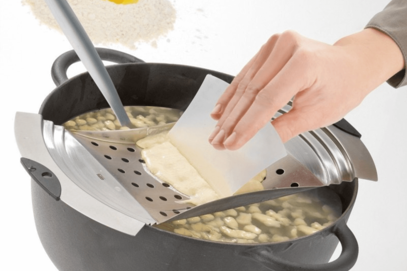 Adaptador para Gefu Ergo pasta de acero inoxidable + rascador de polímero