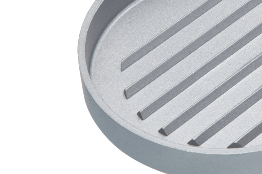 Burgerpresse KitchenCraft Home Made aus Aluminium 11cm Soft-Touch-Griff