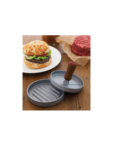KitchenCraft Home Made aluminum burger press 11cm soft touch handle