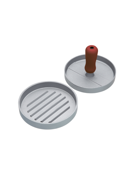KitchenCraft Home Made aluminum burger press 11cm soft touch handle