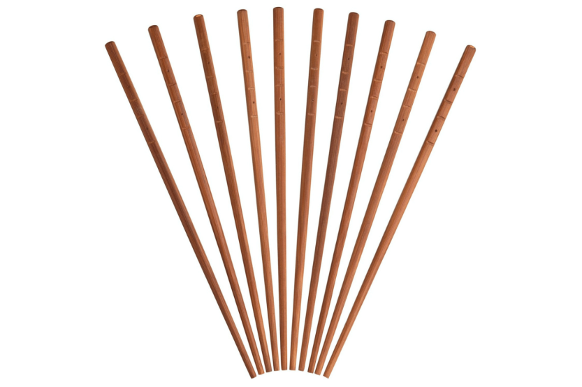 Set de 5 pares de palillos orientales de bambú KitchenCraft World of Flavours 24cm