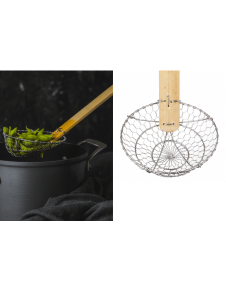 Écumaire oriental KitchenCraft Mundo dos Sabores em bambu 33cm