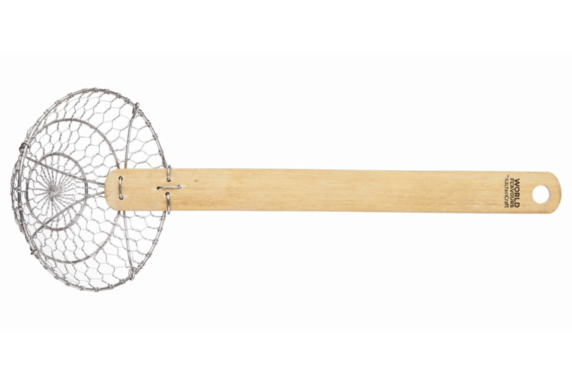 Ecumoire orientale KitchenCraft World of Flavours en bambou 33cm
