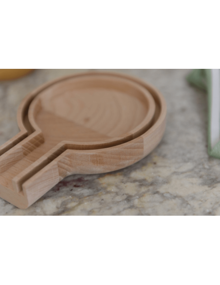Löffelablage KitchenCraft Idilica aus Buchenholz 16,5 x 12,5 x 2cm