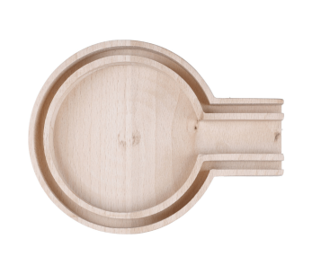 KitchenCraft Idilica skedstöd i bokträ 16,5 x 12,5 x 2cm