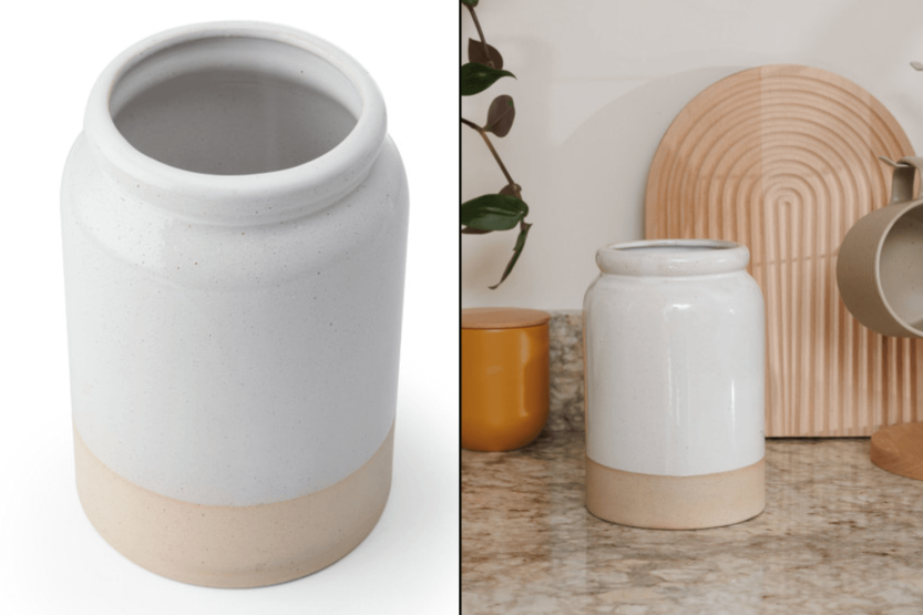 KitchenCraft Idilica astiateline kermanväristä kivitavaraa