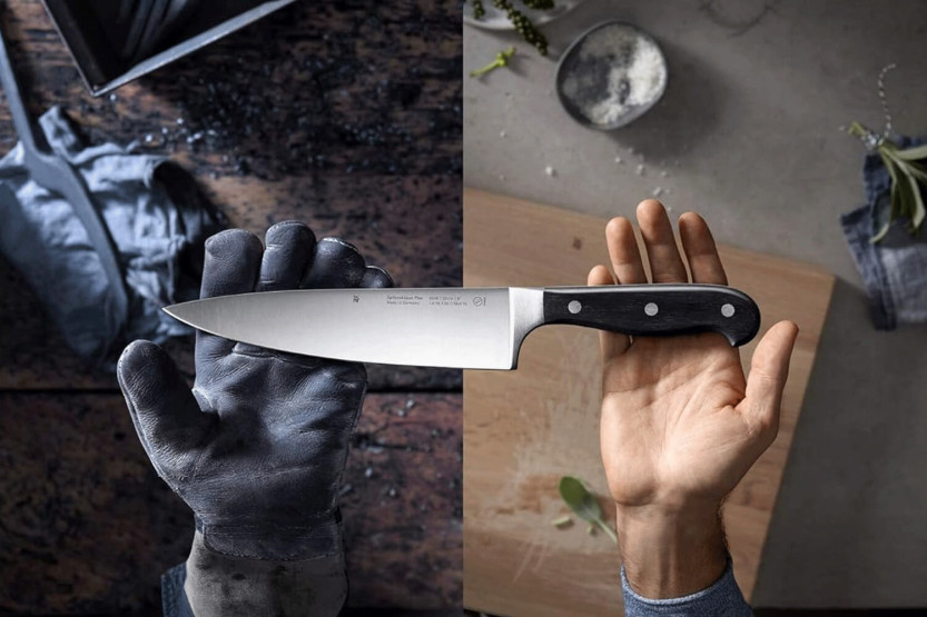 Chef ' s knife WMF Spitzenklasse Plus 15cm stainless steel blade