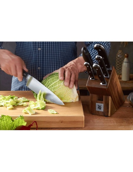 WMF Spitzenklasse Plus santokukniv 18 cm med blad i rustfrit stål