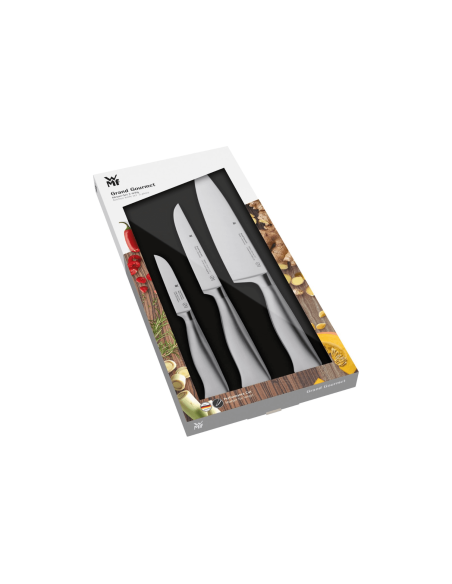 Juego de 3 cuchillos de acero inoxidable WMF Grand Gourmet