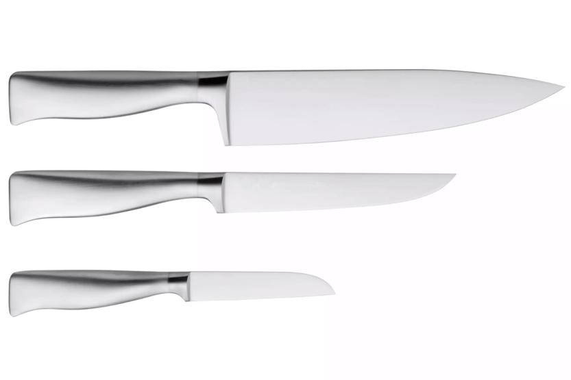 Set of 3 WMF Grand Gourmet stainless steel knives