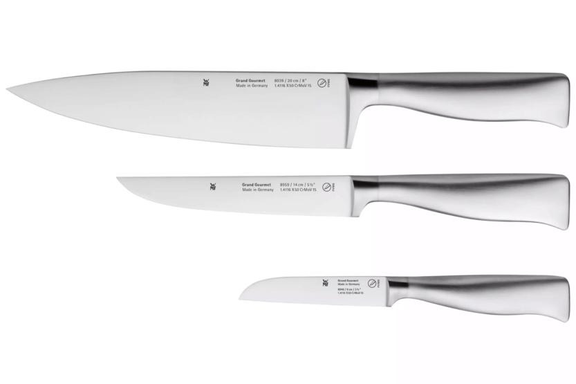 Set of 3 WMF Grand Gourmet stainless steel knives