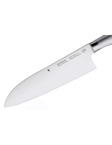 Faca faca santoku WMF Grand Gourmet, lâmina de 18 cm em aço inoxidável