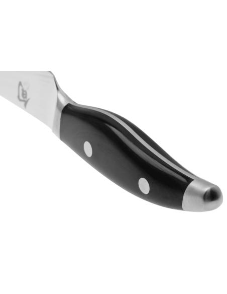KAI japansk påleggskniv Shun Nagare Svart 72-lags damaskusblad Dual Core 23 cm buet håndtak