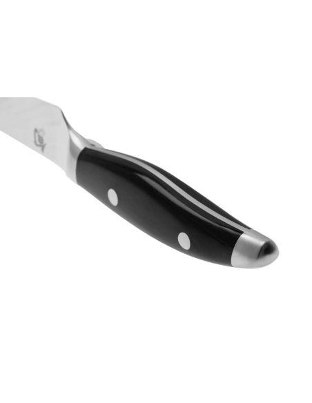 KAI Shun Nagare Negro Damasco hoja 72 capas Dual Core 9cm mango curvado Cuchillo de pelar japonés Cuchillo de pelar