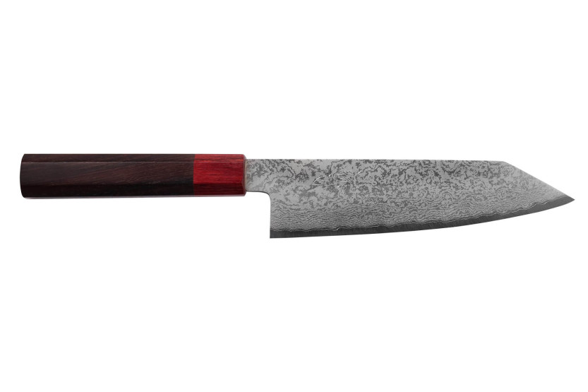 Kiritsuke veitsi 17cm Japonais artisanal Nakamura Kaishin Ginsan Damas Japonais artisanal Nakamura Kaishin Ginsan Damas