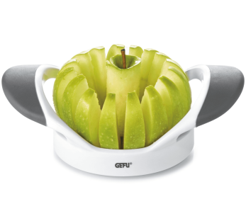 Cortador de manzanas Gefu Parti de acero inoxidable y polímero