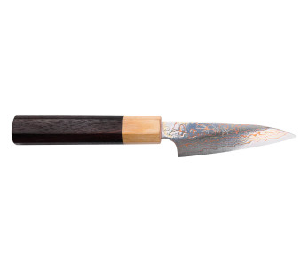 Takeshi Saji VG10 sateenkaari 9cm japanilainen käsintehty kuorintaveitsi