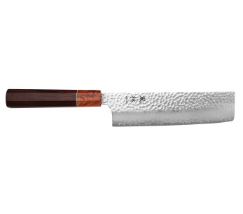 nakiri kniv 17cm japonais artisanal Yuzo Tsuchime VG10 Rosewood