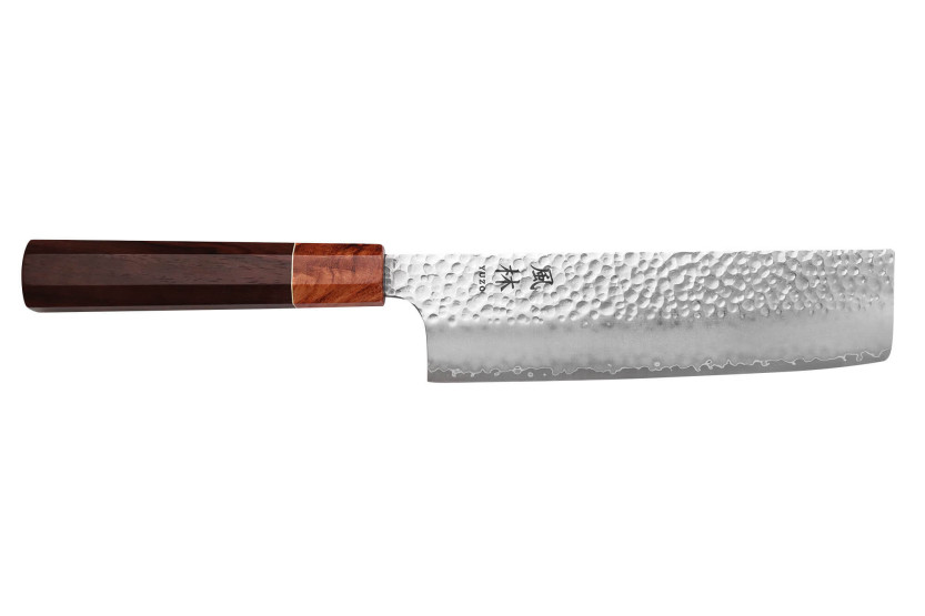 coltello nakiri 17cm japonais artisanal Yuzo Tsuchime VG10 Palissandro