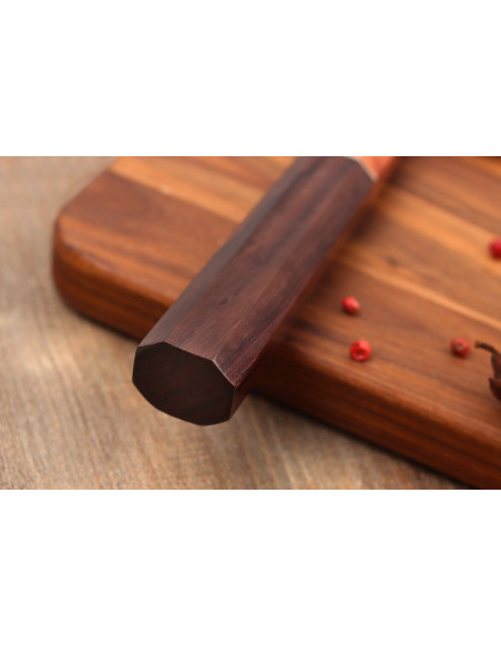 nakiri kniv 17cm japonais artisanal Yuzo Tsuchime VG10 Rosewood
