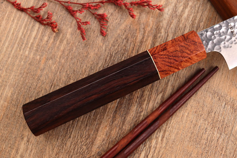 Yuzo Tsuchime VG10 Palissandro 15 cm coltello universale giapponese fatto a mano