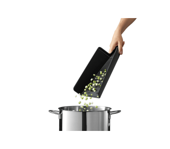 Joseph Joseph Chop2Pot Plus snijplank groot zwart 34,5x26cm 2