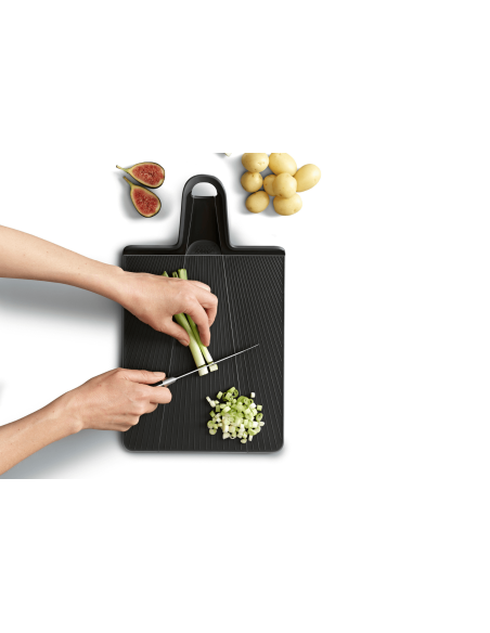 Joseph Joseph Chop2Pot Plus folding cutting board large black 34.5x26cm
