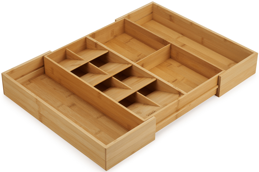 Organizador de cozinha em bambu extensível Joseph Joseph DrawerStore Bamboo