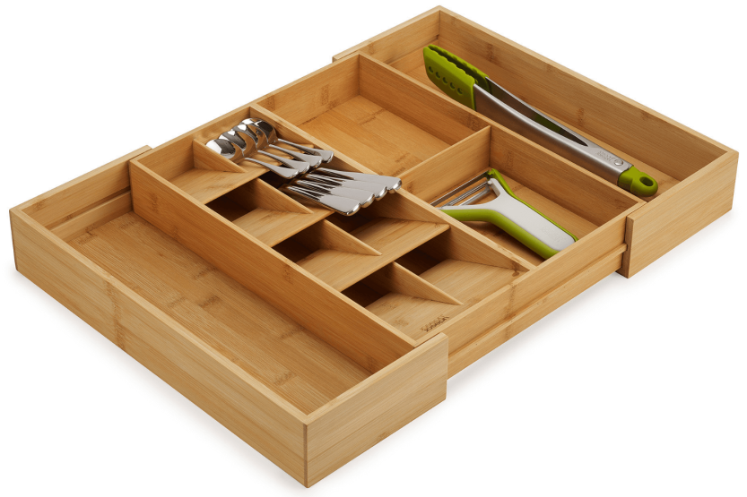 Joseph Joseph DrawerStore Bamboo laajennettava bambu keittiöjärjestäjä