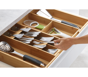 Joseph Joseph DrawerStore Bamboo uitschuifbare bamboe keuken organizer 2