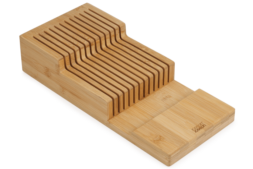 Joseph Joseph Bamboo DrawerStore stor knivholder til 2-lags skuffe i bambus