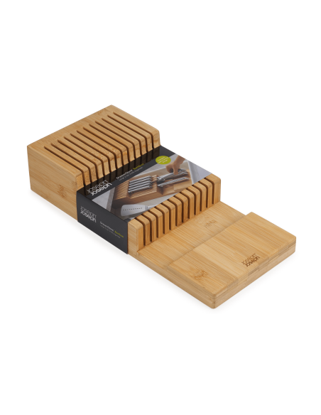 Joseph Joseph Bamboo DrawerStore groot messenrek voor 2-lade in bamboe