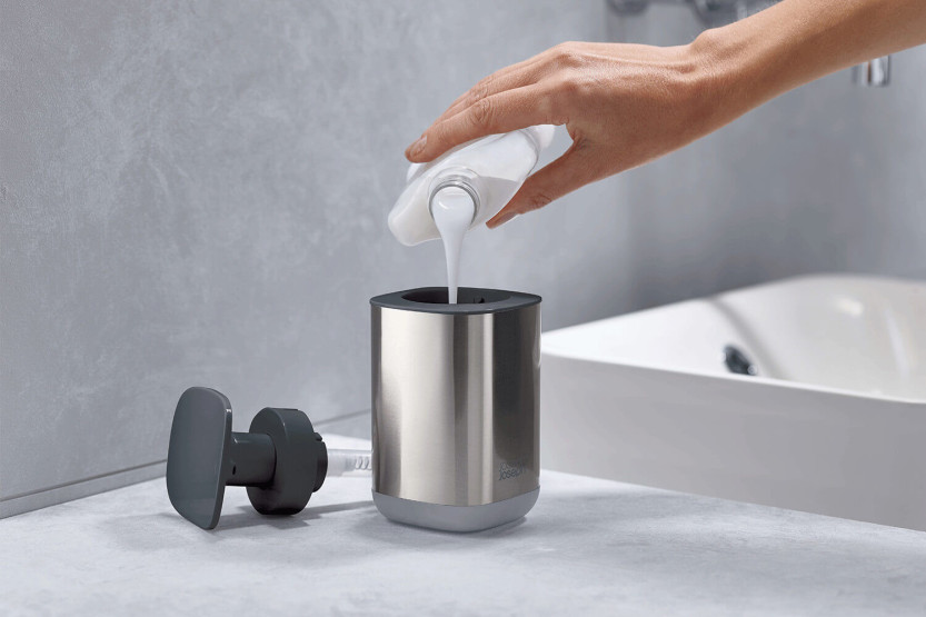 Presto Steel zeepdispenser van roestvrij staal