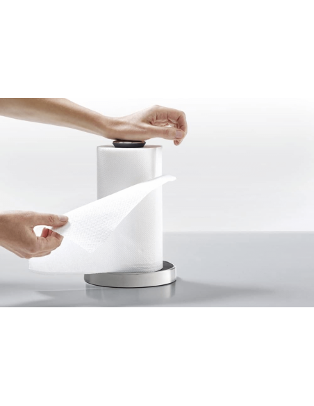 Joseph Joseph Push&Tear papierrolhouder grijs